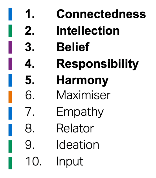 Moje CliftonStrengths talenty
